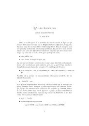 TEX Live Installation - the Mathematics home page.