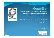 Naturhistorisches Museum Wien NHMW (5) - Opening up the ...