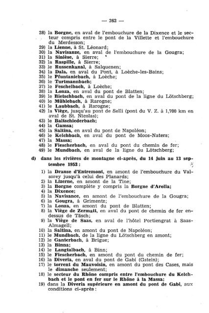 — 184 — Arrêté du 2 mai 1951, concernant le ... - Etat du Valais