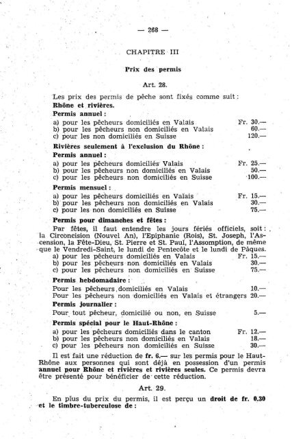 — 184 — Arrêté du 2 mai 1951, concernant le ... - Etat du Valais