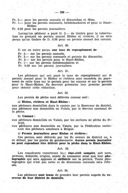 — 184 — Arrêté du 2 mai 1951, concernant le ... - Etat du Valais