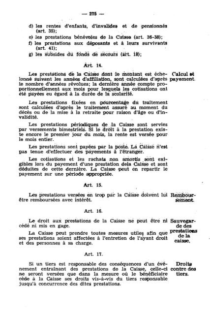 — 184 — Arrêté du 2 mai 1951, concernant le ... - Etat du Valais