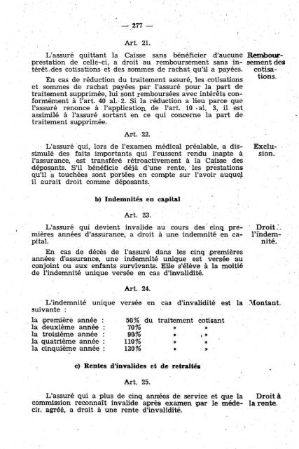 — 184 — Arrêté du 2 mai 1951, concernant le ... - Etat du Valais