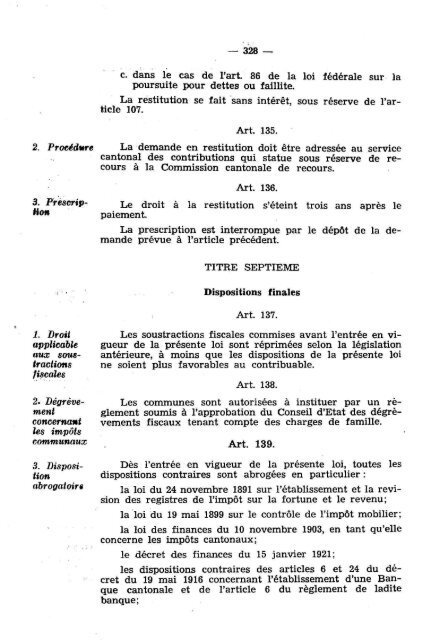 — 184 — Arrêté du 2 mai 1951, concernant le ... - Etat du Valais