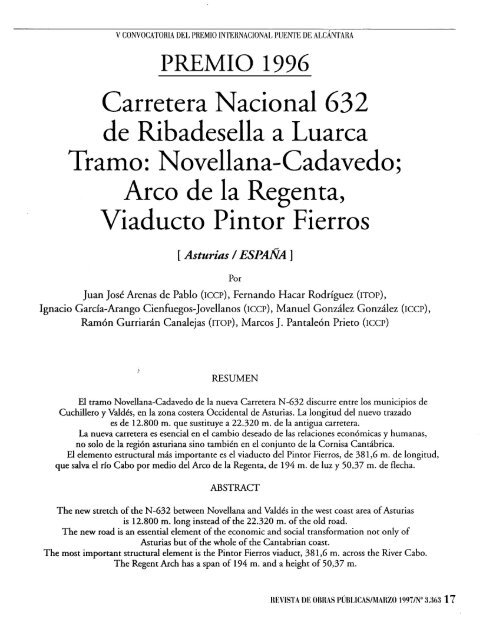 Artículo a texto completo en formato PDF - Revista de Obras Públicas