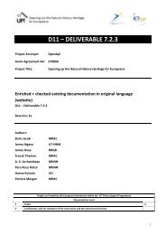 D11 – DELIVERABLE 7.2.3 - OpenUp!