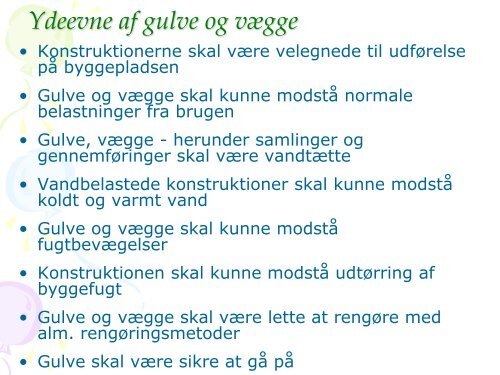 Overordnede regler og krav - Nuuk 2012 - VBN