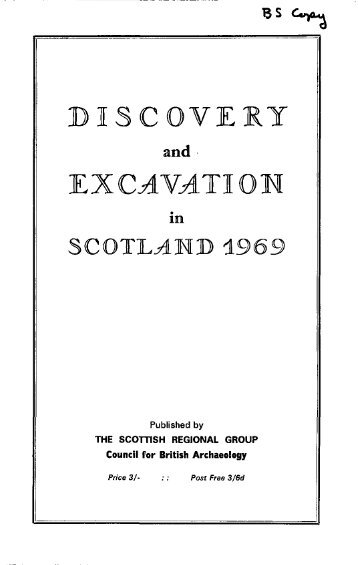 DISCOVERY EXCMV^ITIOW - Archaeology Data Service