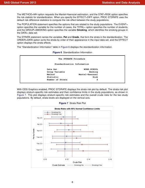 423-2013: Computing Direct and Indirect Standardized Rates ... - SAS