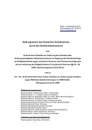 Stellungnahme - Deutscher Anwaltverein