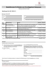 Bestellformular für Skripten zum ... - Deutscheanwaltakademie