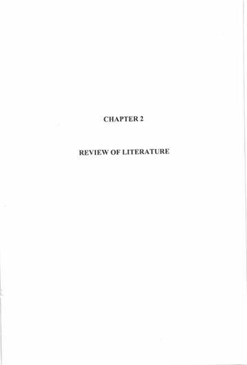 CHAPTER 2 REVIf,\\ OF LITERATURE