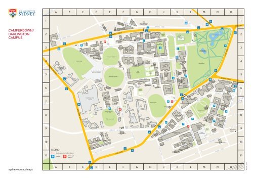 sydney uni campus map K5 On Map The University Of Sydney sydney uni campus map