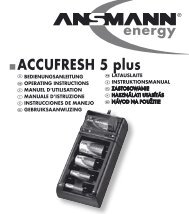 ACCUFRESH 5 plus - Ansmann