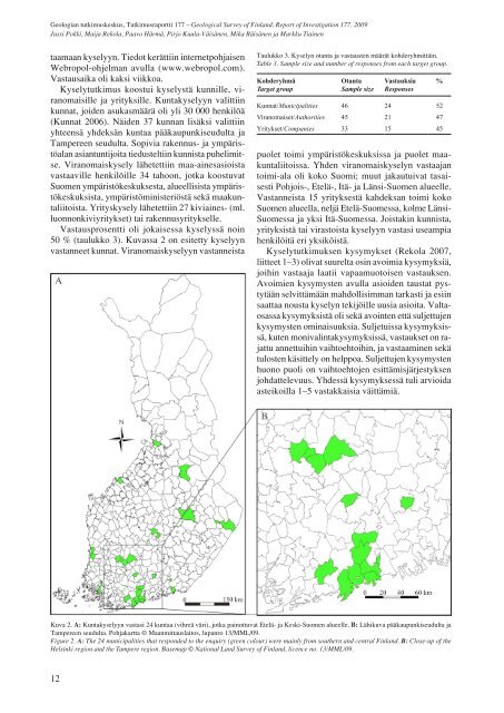 Tutkimusraportti 177 - arkisto.gsf.fi - Geologian tutkimuskeskus