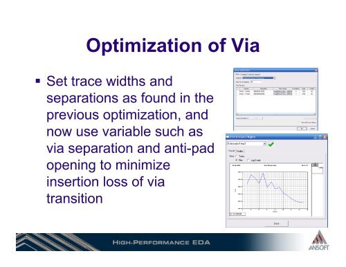 3D Simulations for Signal Integrity