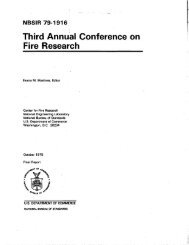 Third Annual Conference on Fire Research. Final Report. (7824 K)