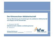 Der Klimarechner Abfallwirtschaft - ANS eV