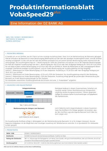 Produktinformationsblatt VobaSpeed29 - Vwd