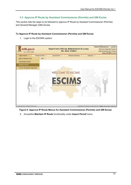 User Manual Permits v1.0 Released - Delhi