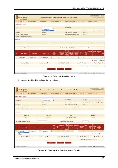 User Manual Permits v1.0 Released - Delhi