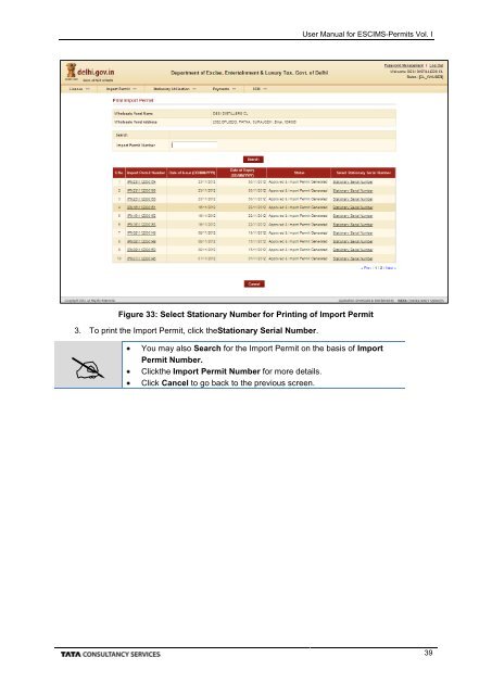 User Manual Permits v1.0 Released - Delhi