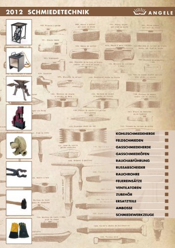 ANGELE SCHMIEDETECHNIK Katalog 2012