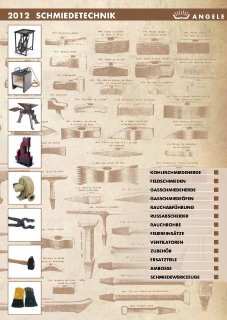 ANGELE SCHMIEDETECHNIK Katalog 2012