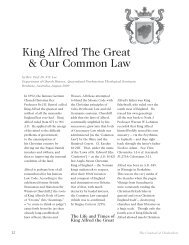 King Alfred The Great & Our Common Law - Chalcedon ...