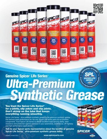 Ultra-Premium Synthetic Grease - Spicer