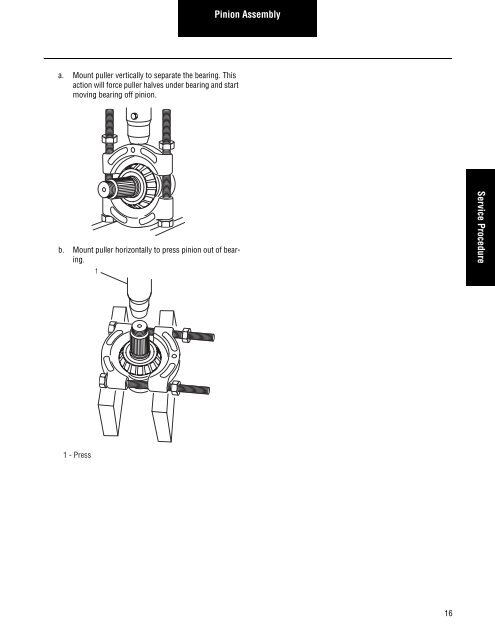 Single Reduction & Single Reduction with Differential Lock - Spicer