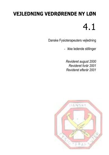 Vejledning vedr. Ny Løn (4.1) - Danske Fysioterapeuter