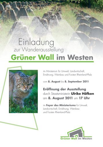 Grüner Wall im Westen - BUND Landesverband Rheinland-Pfalz