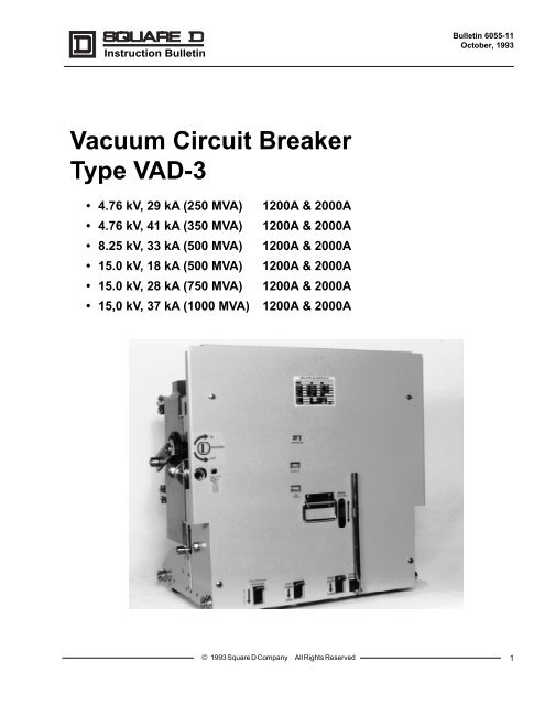 Vacuum Circuit Breaker - Schneider Electric