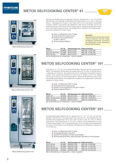 MSCC Metos Selfcooking Center