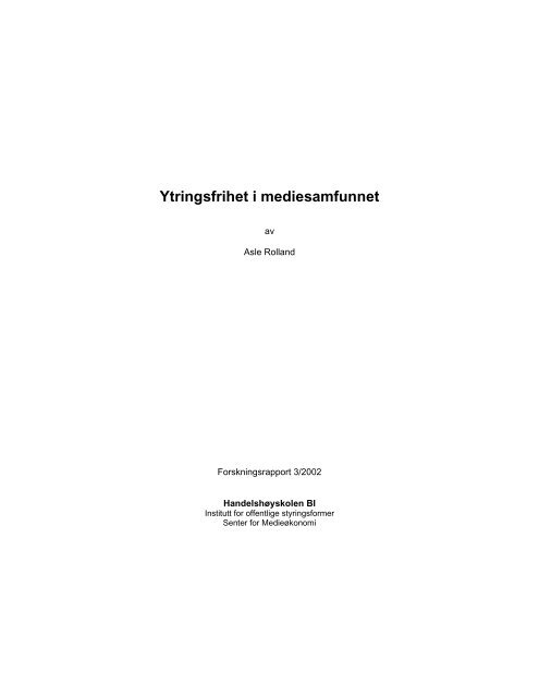 Asle Rolland - Handelshøyskolen BI