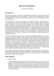 Shoe Print Recognition