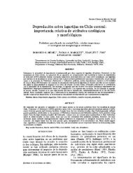Article - Revista Chilena de Historia Natural
