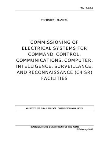 Commissioning of Electrical Systems for Command, Control