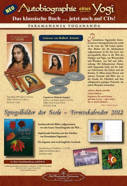 Terminkalender 2012 Spiegelbilder der Seele – Terminkalender 2012