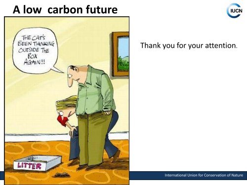 Achieving a low carbon future - IUCN