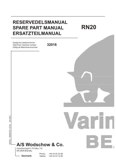 RESERVEDELSMANUAL SPARE PART MANUAL ...