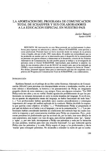 LA APORTACION DEL PROGRAMA DE COMUNICACION ... - Aetapi