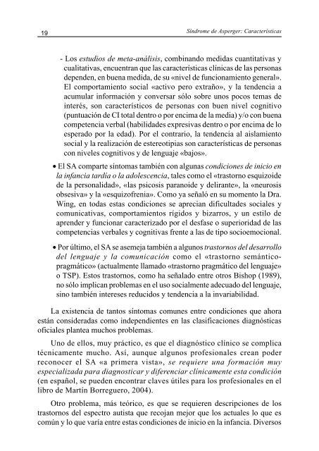 Síndrome de Asperger: Una guía para los profesionales - Aetapi