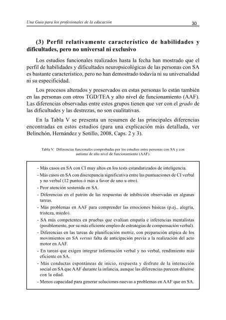 Síndrome de Asperger: Una guía para los profesionales - Aetapi