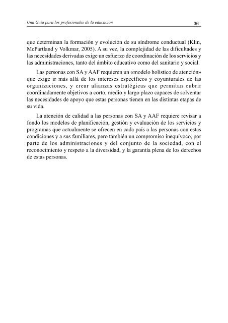 Síndrome de Asperger: Una guía para los profesionales - Aetapi