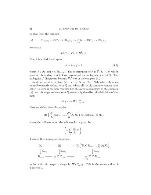 4 Algebraic Cycles and Singularities of Normal Functions