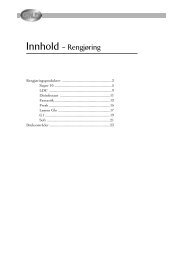 Innhold – Rengjøring - Home