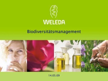 Weleda Biodiversitätsmanagement