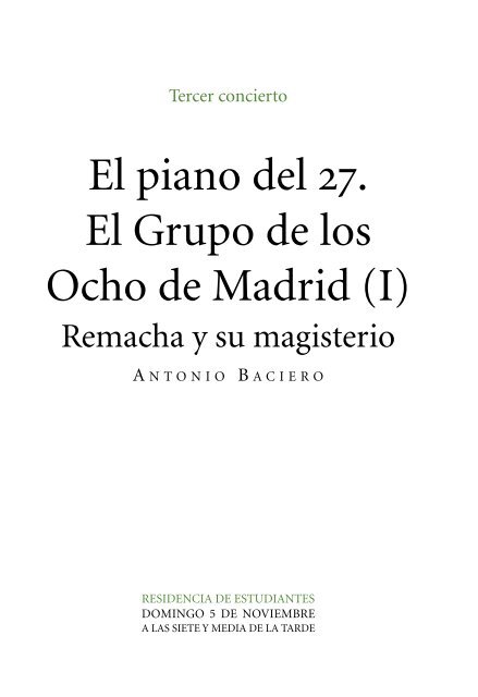 3el piano del 27. el grupo